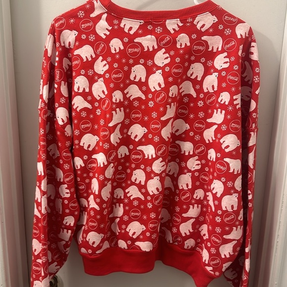 NWT Wildfox Coca-Cola Coke Fifi Aura Orange Red Sweatshirt size Medium - Picture 8 of 12